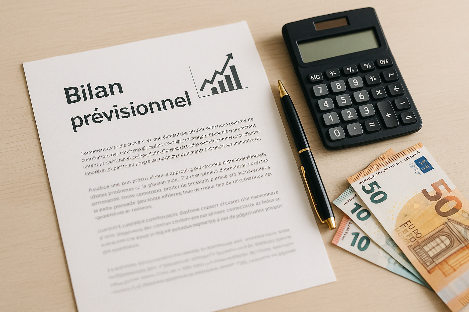 Aperçu — Bilan comptable prévisionnel exemple pour votre business plan