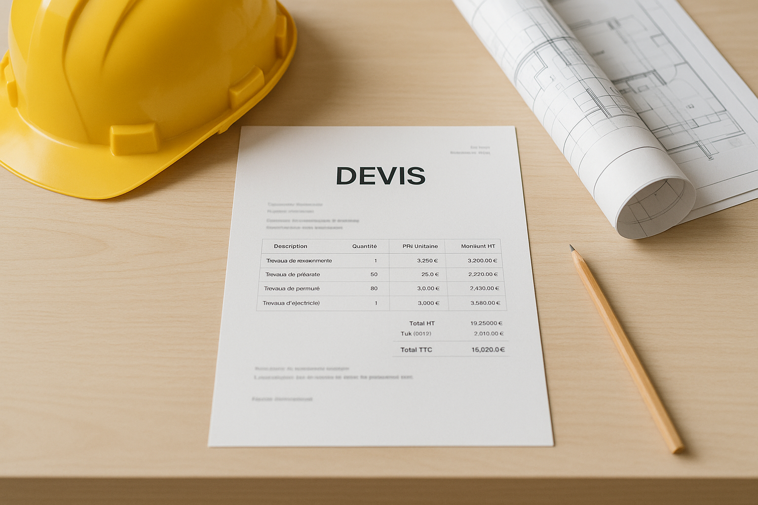 Aperçu — Devis travaux : modèle, mentions obligatoires et TVA