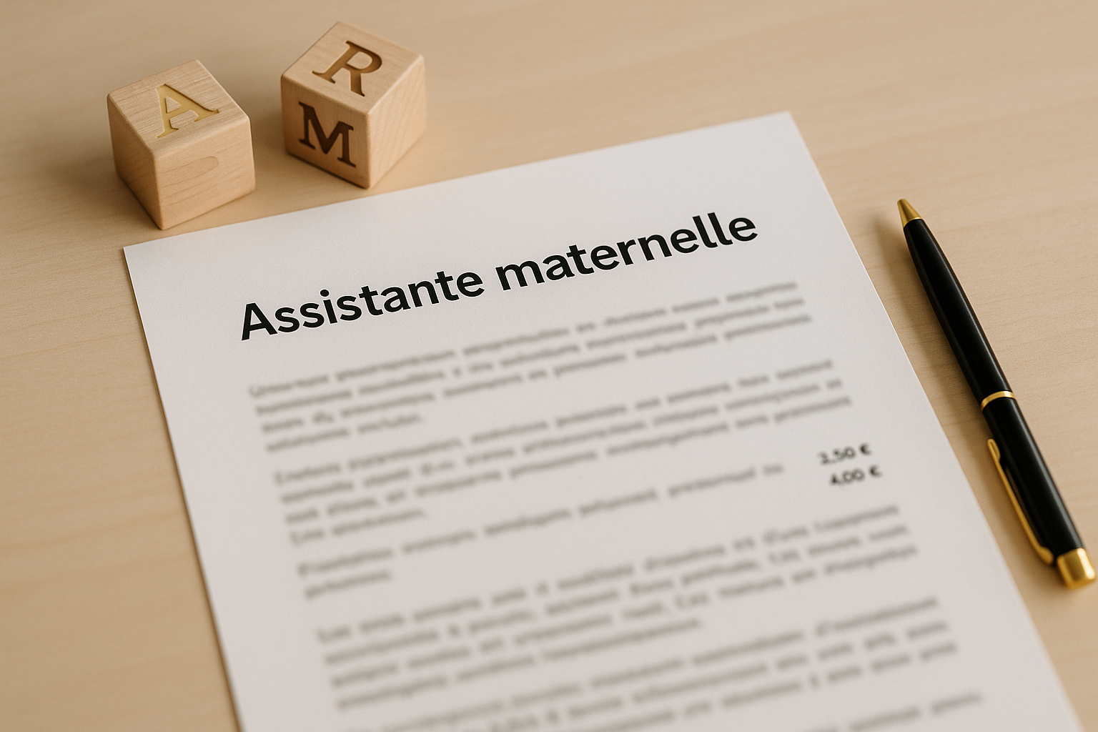 Aperçu — Modèle de lettre de démission assistante maternelle