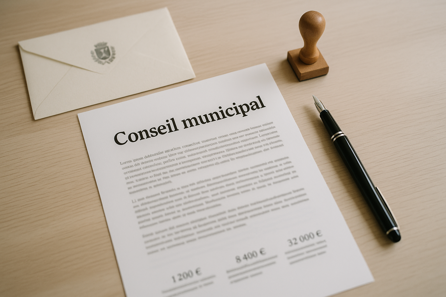 Aperçu — Modèle de lettre de démission du conseil municipal