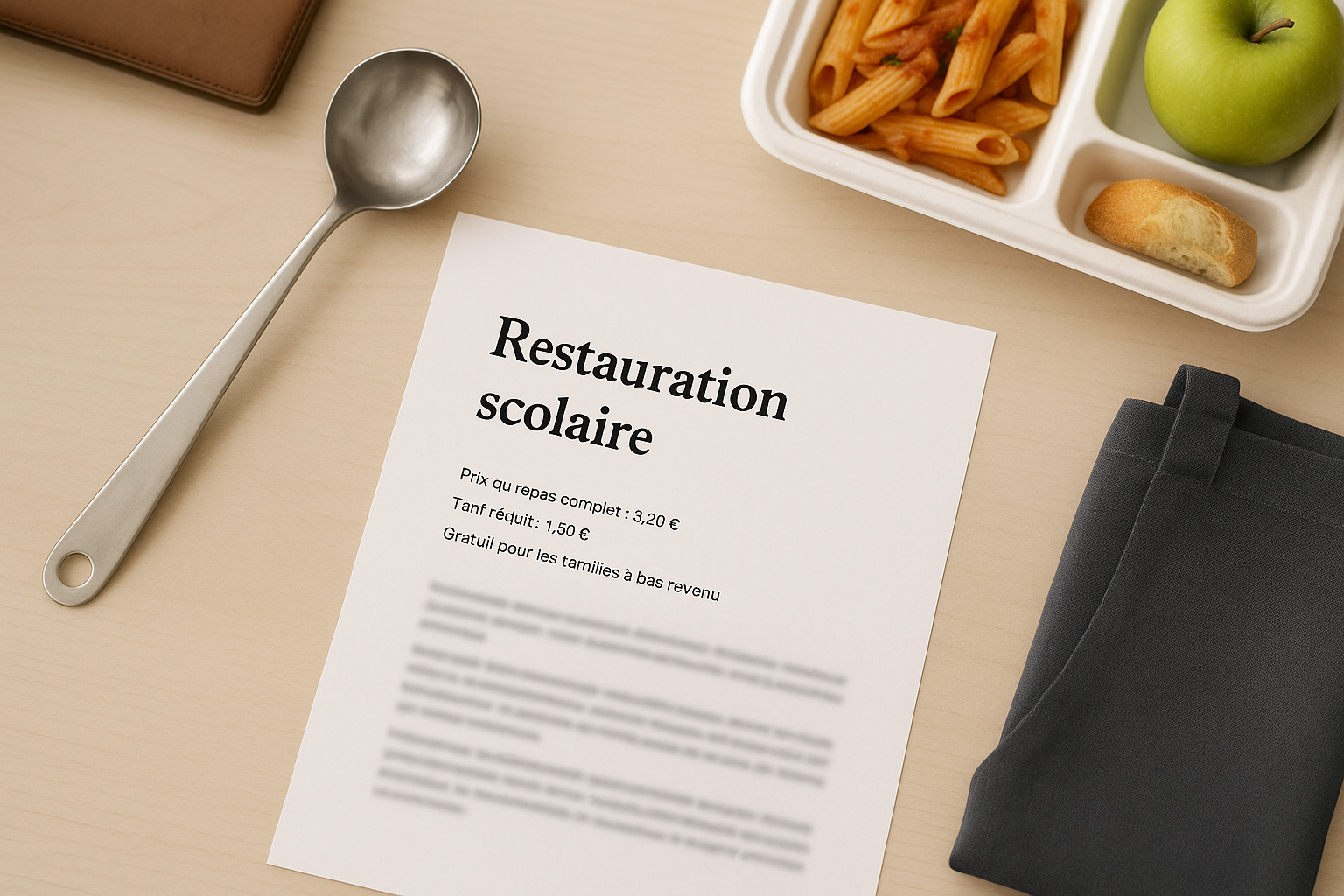 Aperçu — Modèle de lettre de motivation agent de restauration scolaire