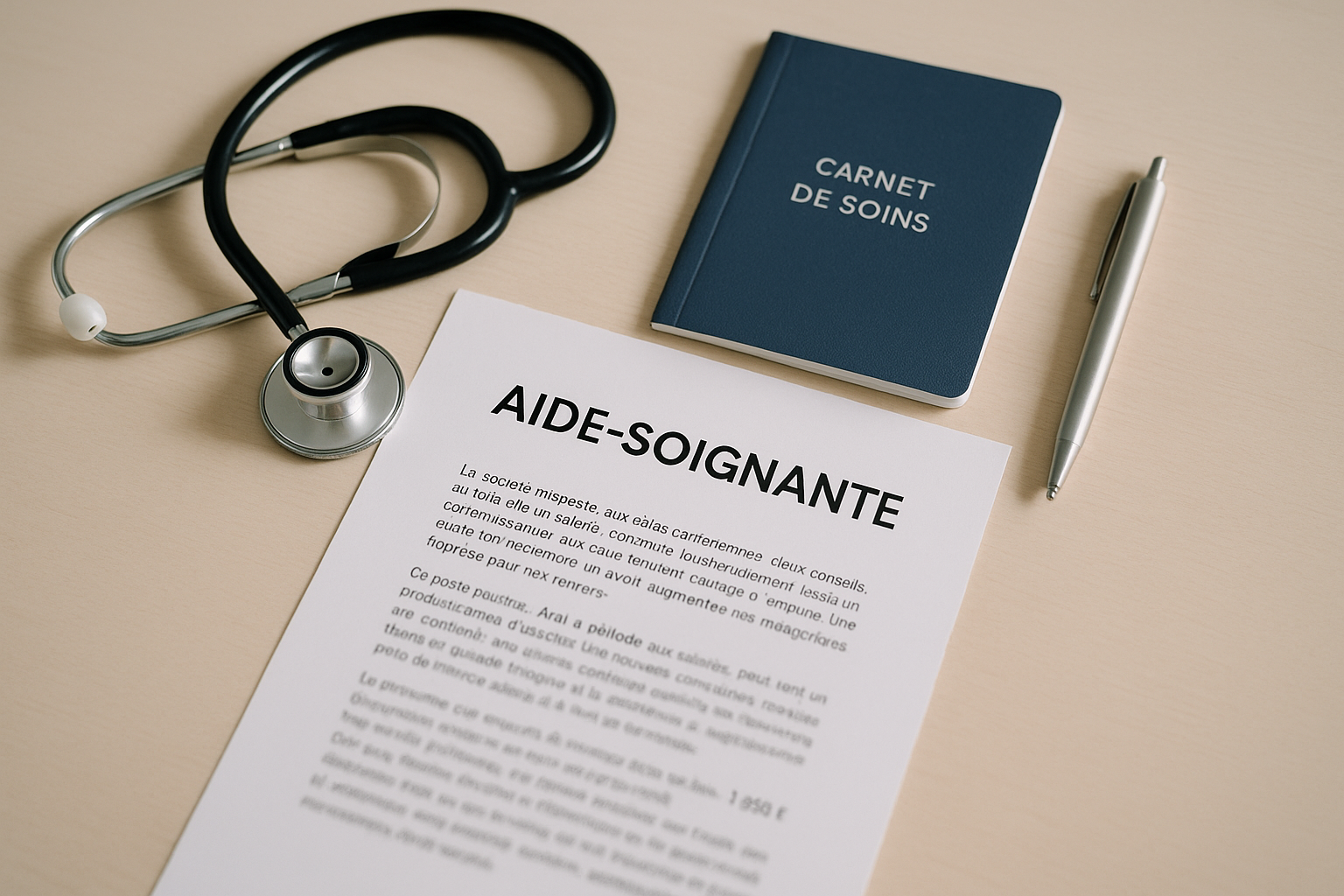 Aperçu — Modèle lettre de motivation aide soignante (exemple)