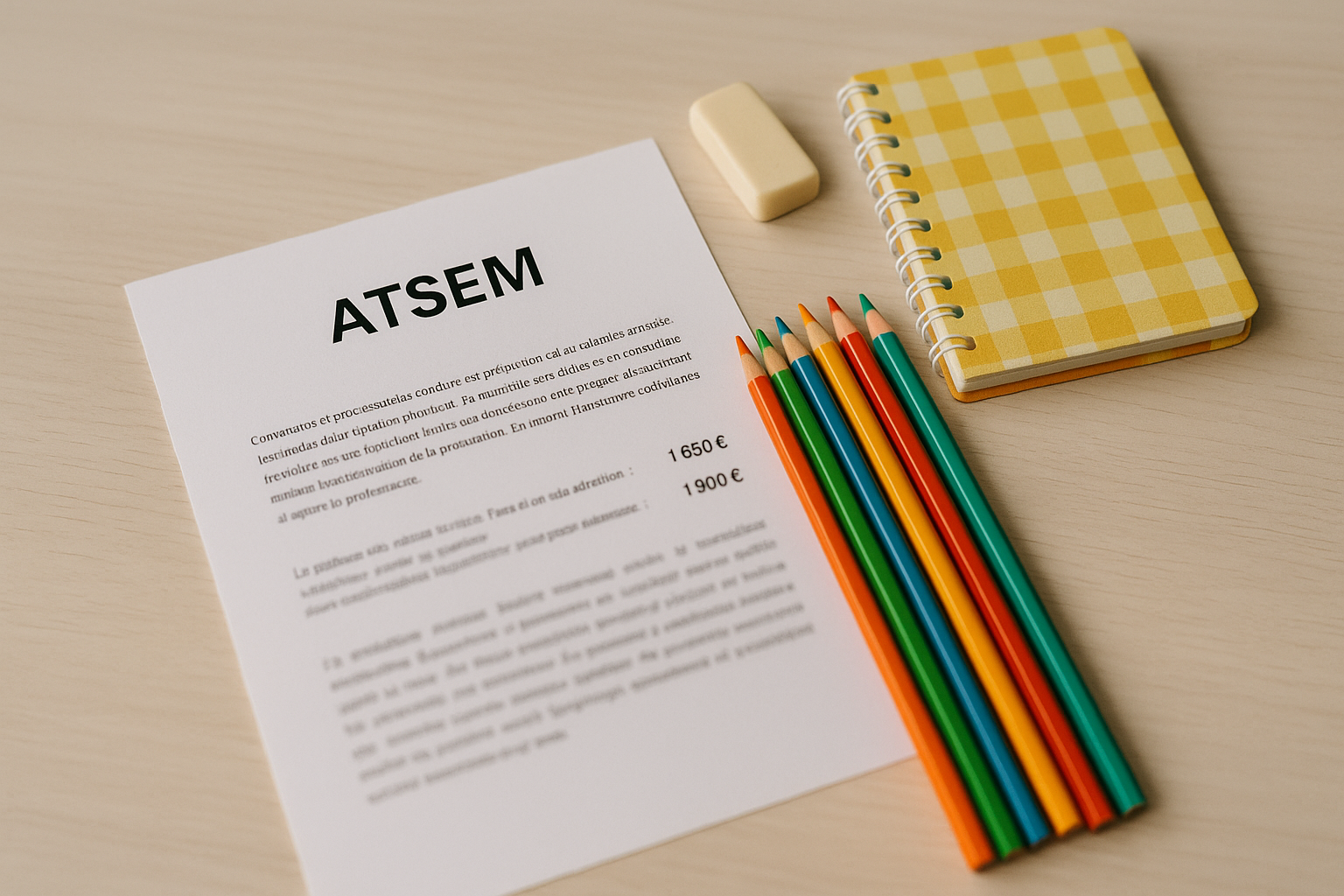 Aperçu — Modèle de lettre de motivation ATSEM (exemple)
