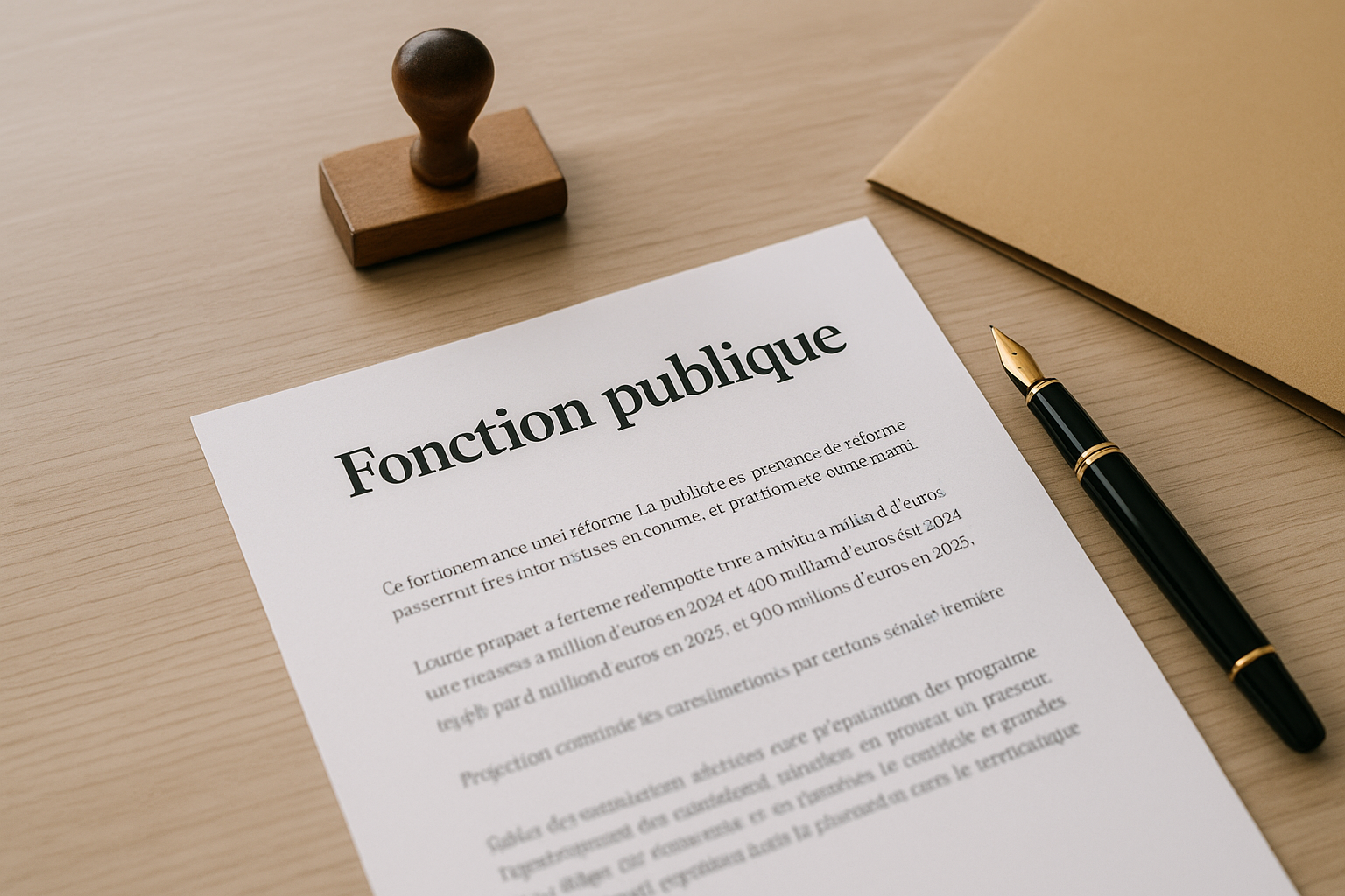 Aperçu — Modèle de lettre de motivation fonction publique