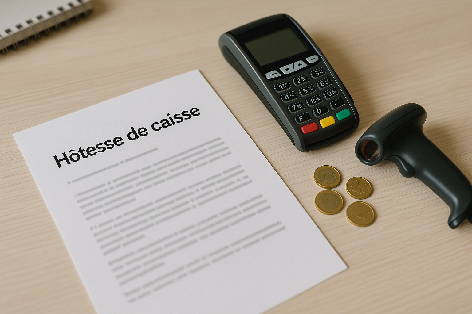 Aperçu — Modèle de lettre de motivation hôtesse de caisse
