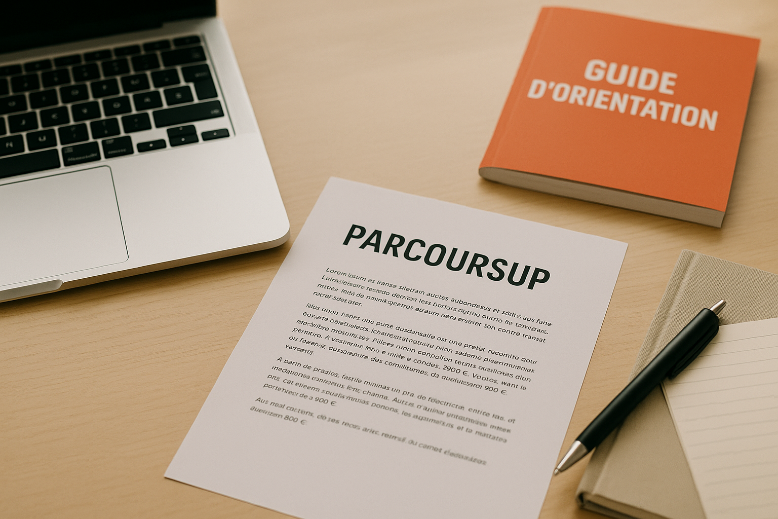 Aperçu — Modèle de lettre de motivation Parcoursup (2026)