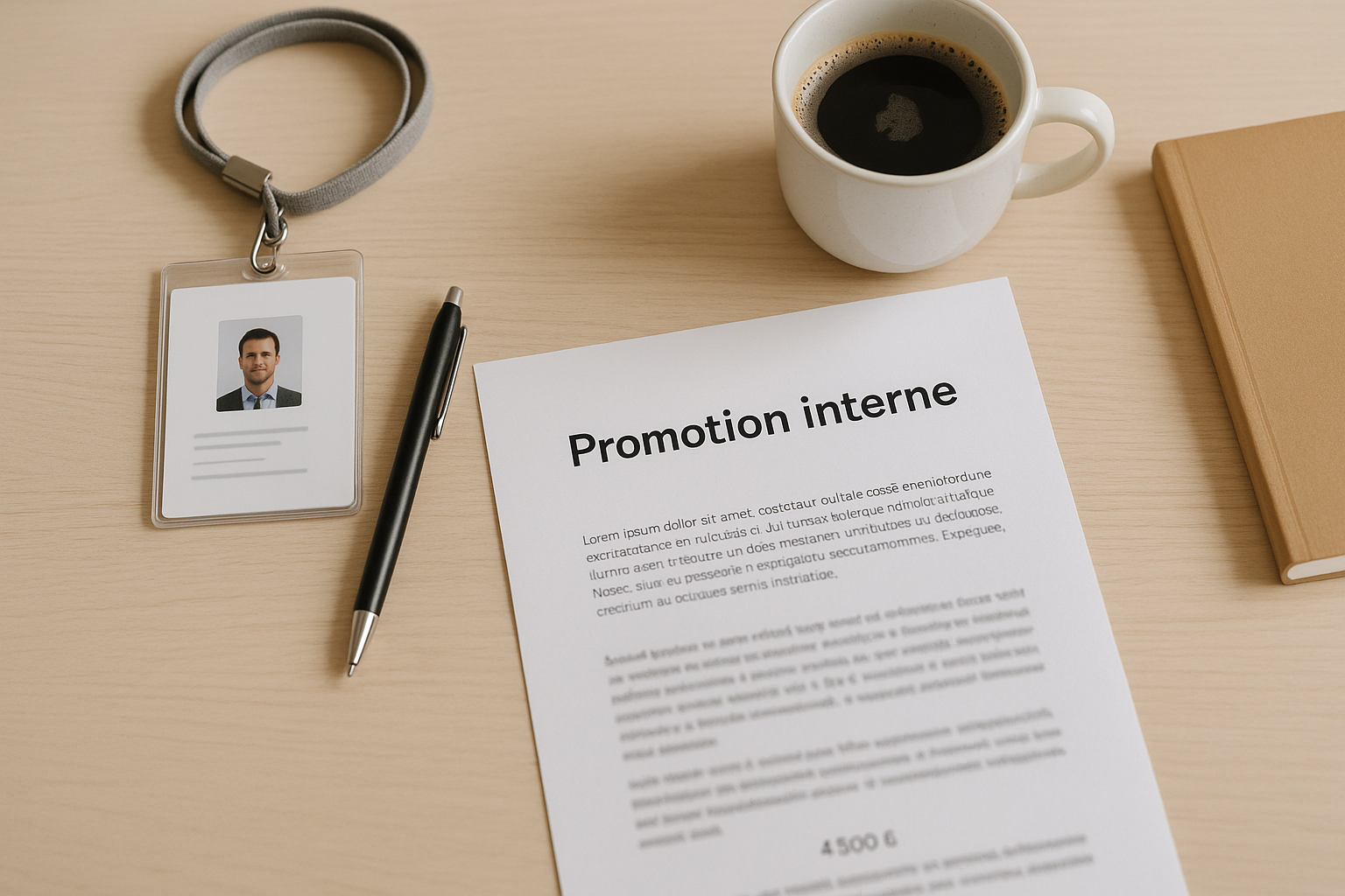 Aperçu — Modèle lettre de motivation promotion interne : exemple à suivre