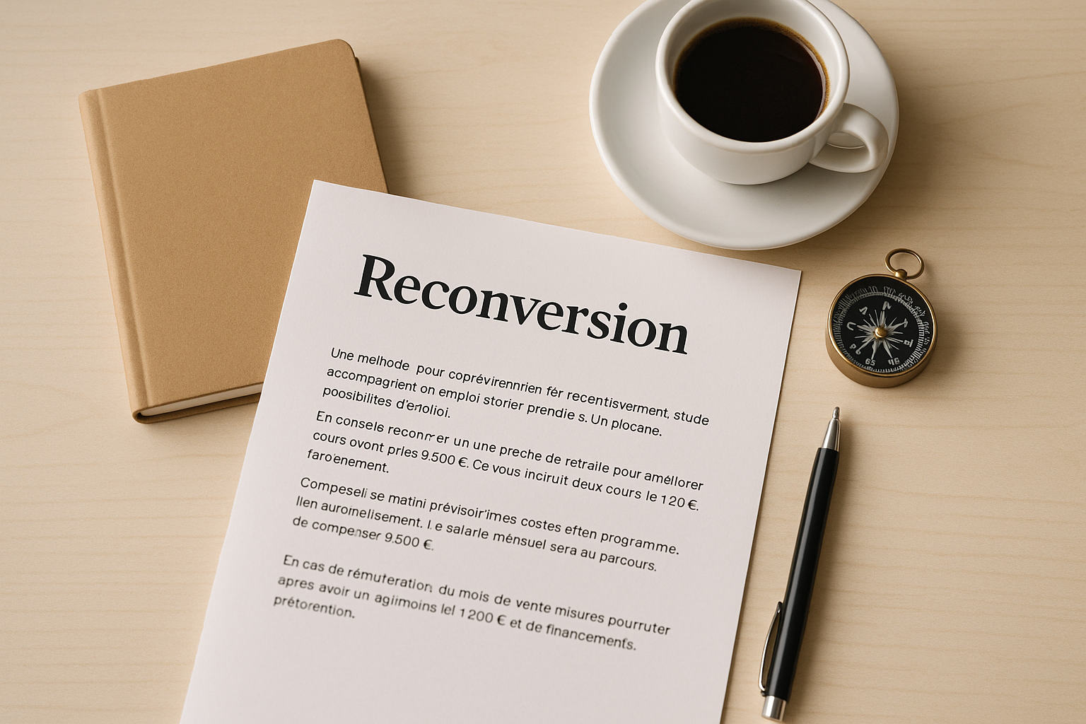 Aperçu — Lettre de motivation reconversion professionnelle : modèle