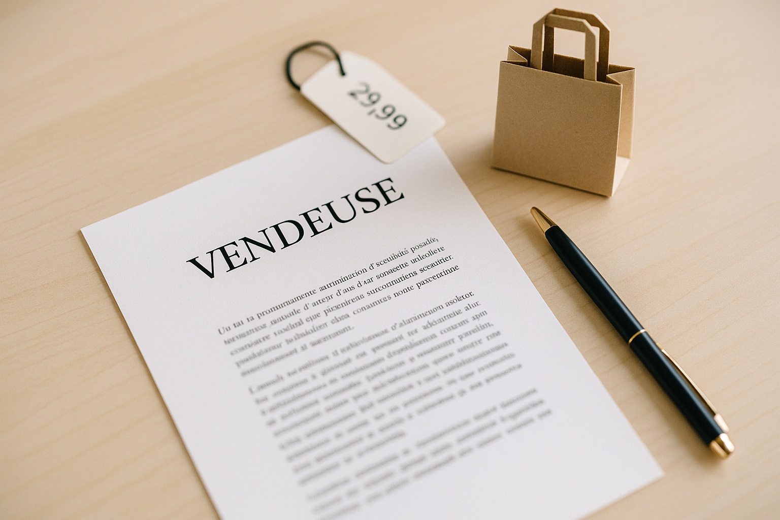 Aperçu — Modèle de lettre de motivation vendeuse (exemple)