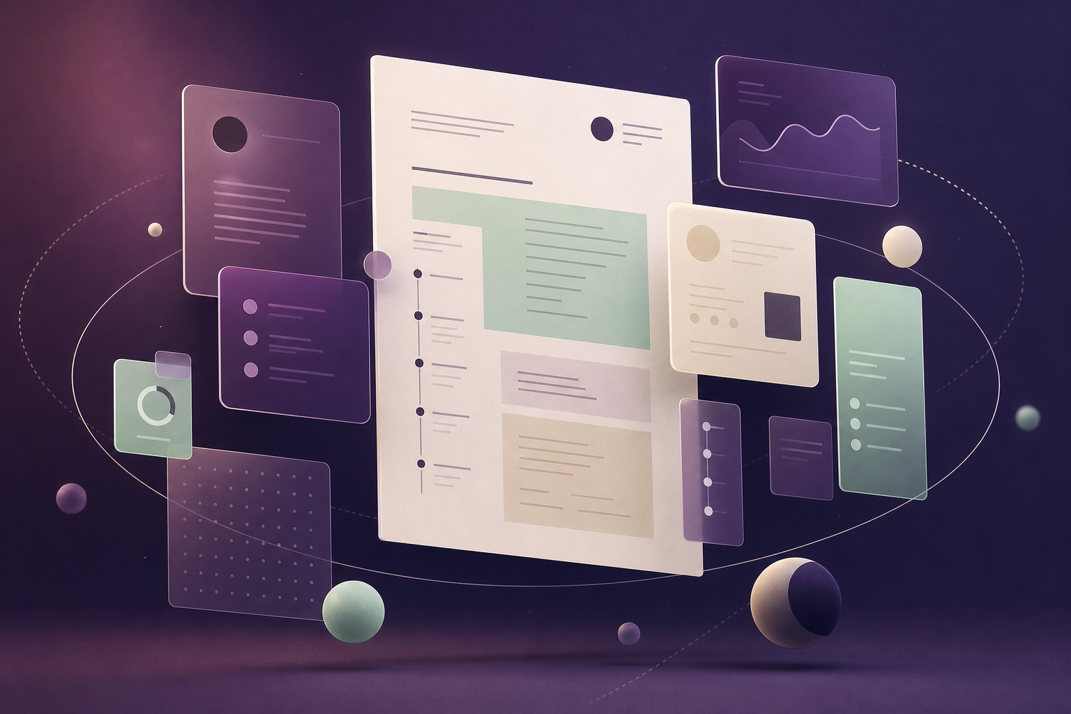 Aperçu — Modèle CV moderne : 3 designs actuels avec un vrai contenu