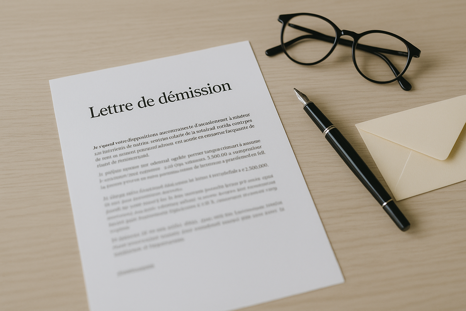 Aperçu — Modèle de lettre de démission : exemples gratuits (2026)