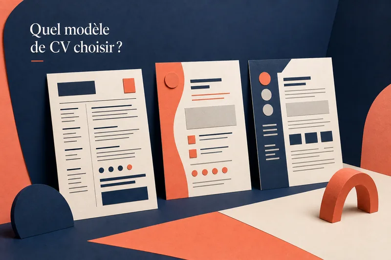 Aperçu — Modèle CV gratuit : 3 exemples Word complets à personnaliser